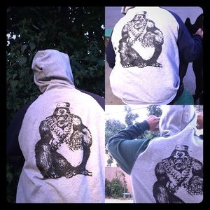 Gorillas in the city sweater collection